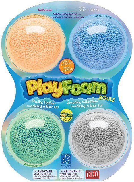 Boule PlayFoam 4pack pěnová modelína