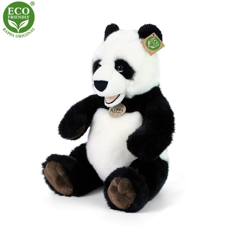 Plyšová panda sedící 33 cm ECO-FRIENDLY