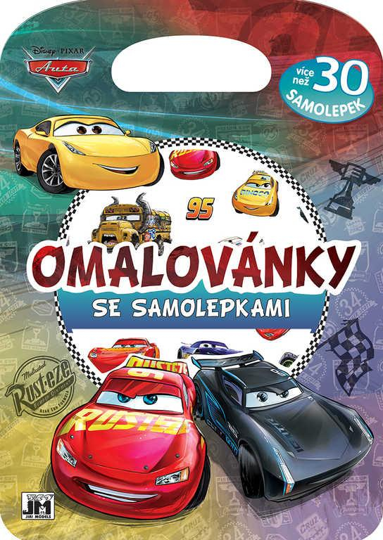 JIRI MODELS Omalovánky se samolepkami Auta (Cars)