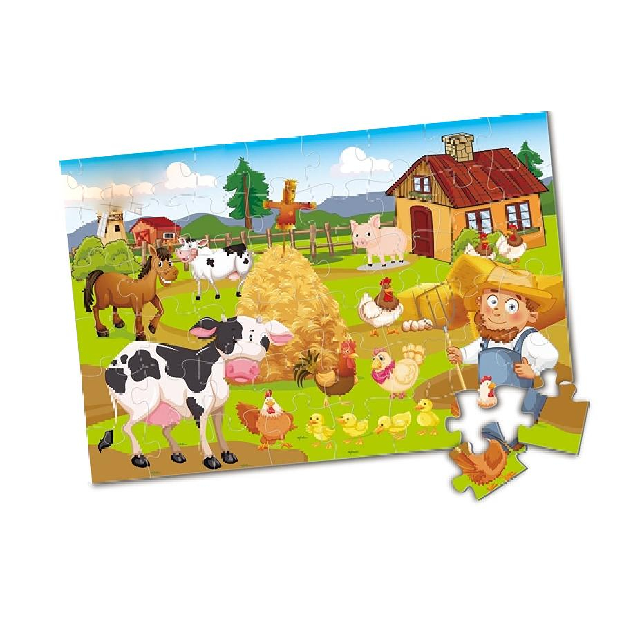 Puzzle farma maxi 48 ks 90 x 60 cm