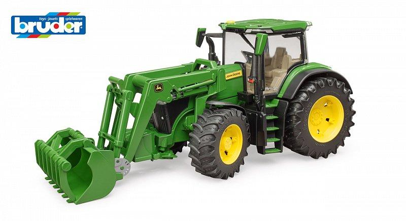 Farmer - traktor John Deere s předním nakladačem