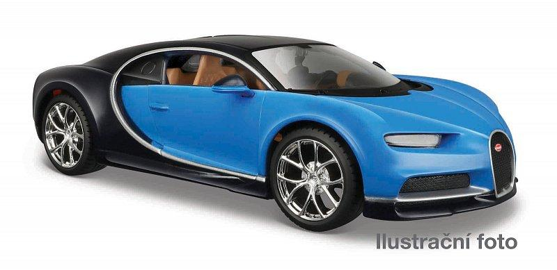 Maisto - Bugatti Chiron, modrá, 1:24