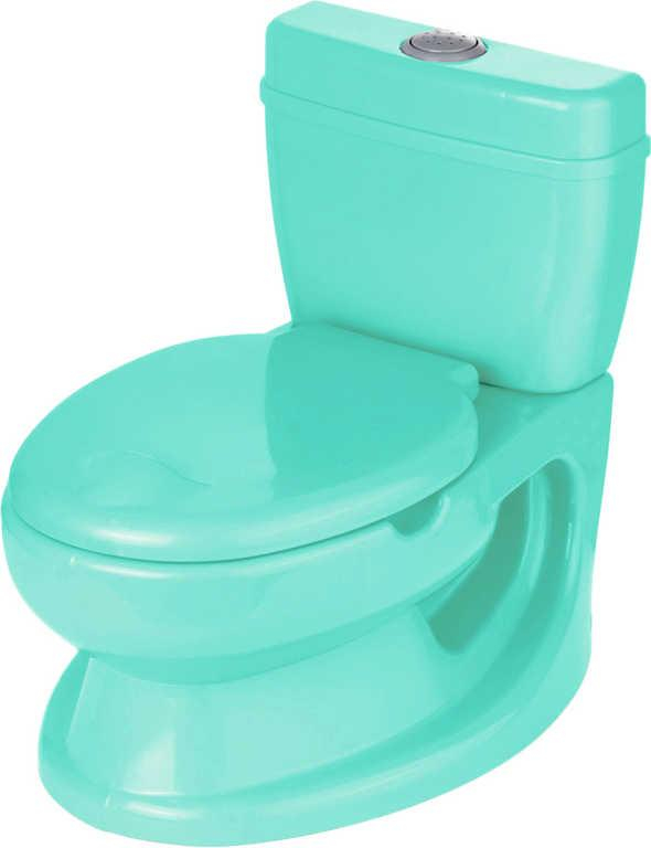 DOLU Toaleta baby WC pro děti zelený záchod s nočníkem na baterie Zvuk