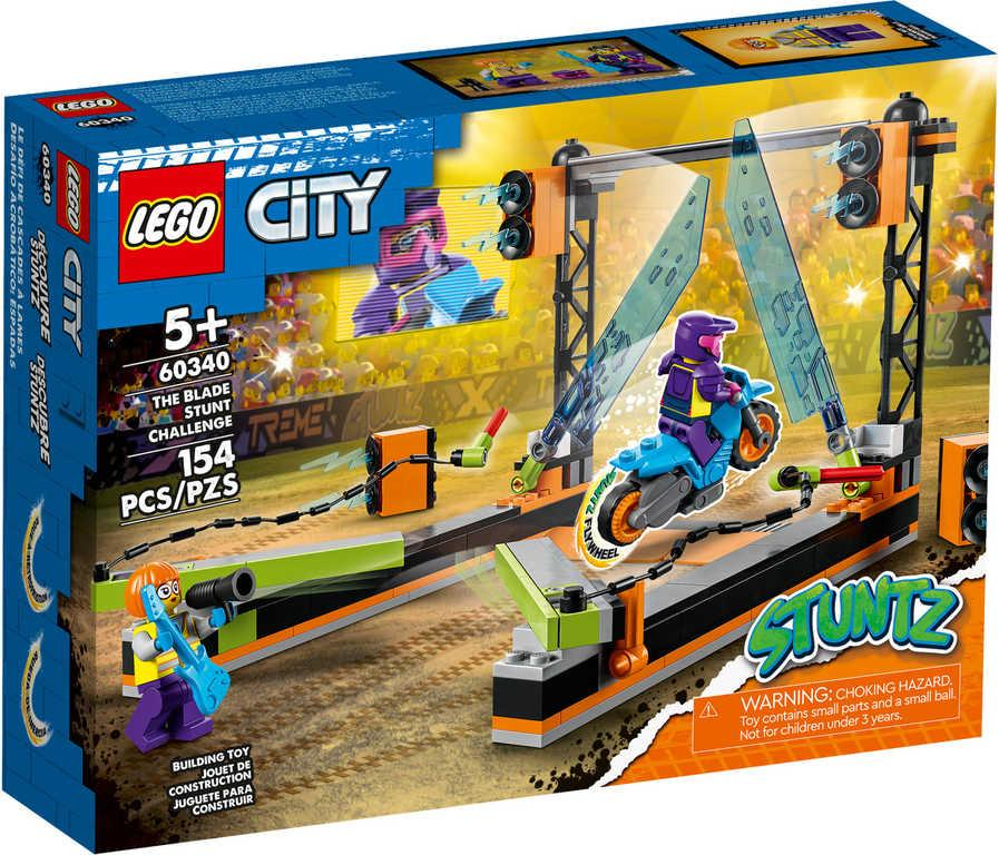 LEGO CITY Kaskadérská výzva s čepelemi 60340 STAVEBNICE