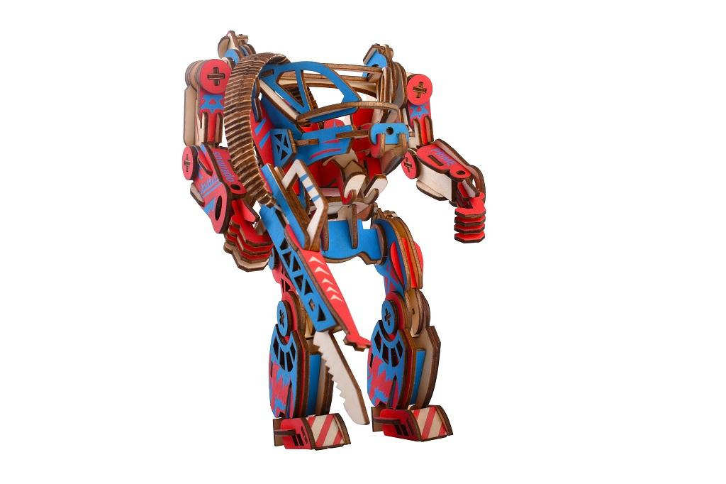 Woodcraft Dřevěné 3D puzzle Powersuit