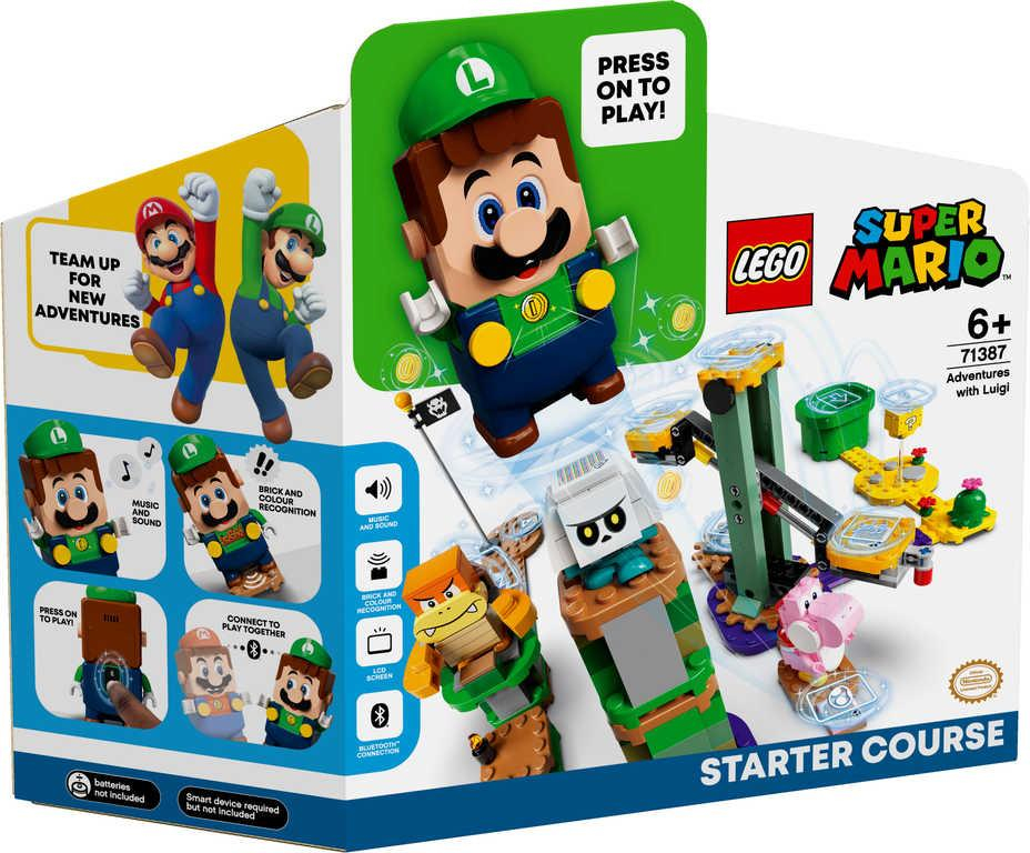 LEGO SUPER MARIO Dobrodružství s Luigim startovací set 71387 STAVEBNICE