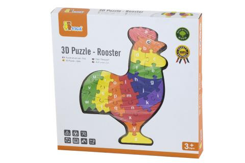 3D Puzzle - Kohout s písmenky