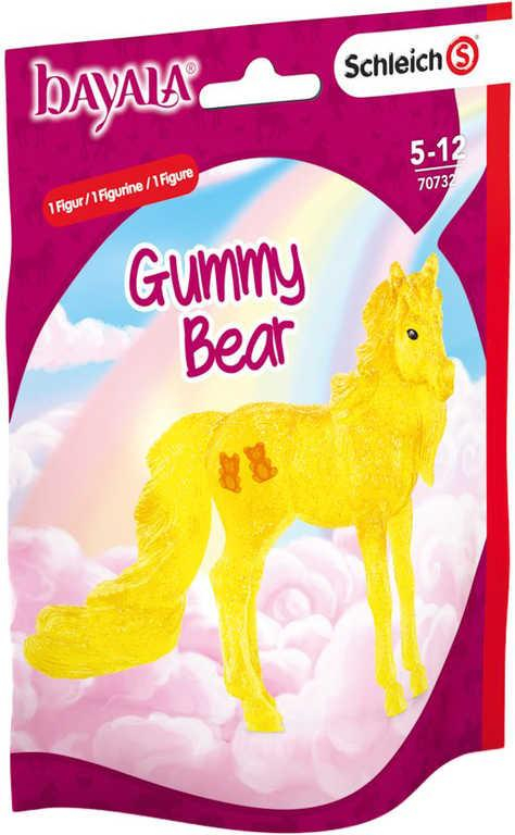 SCHLEICH Koník jednorožec Gummy Bear figurka ručně malovaná