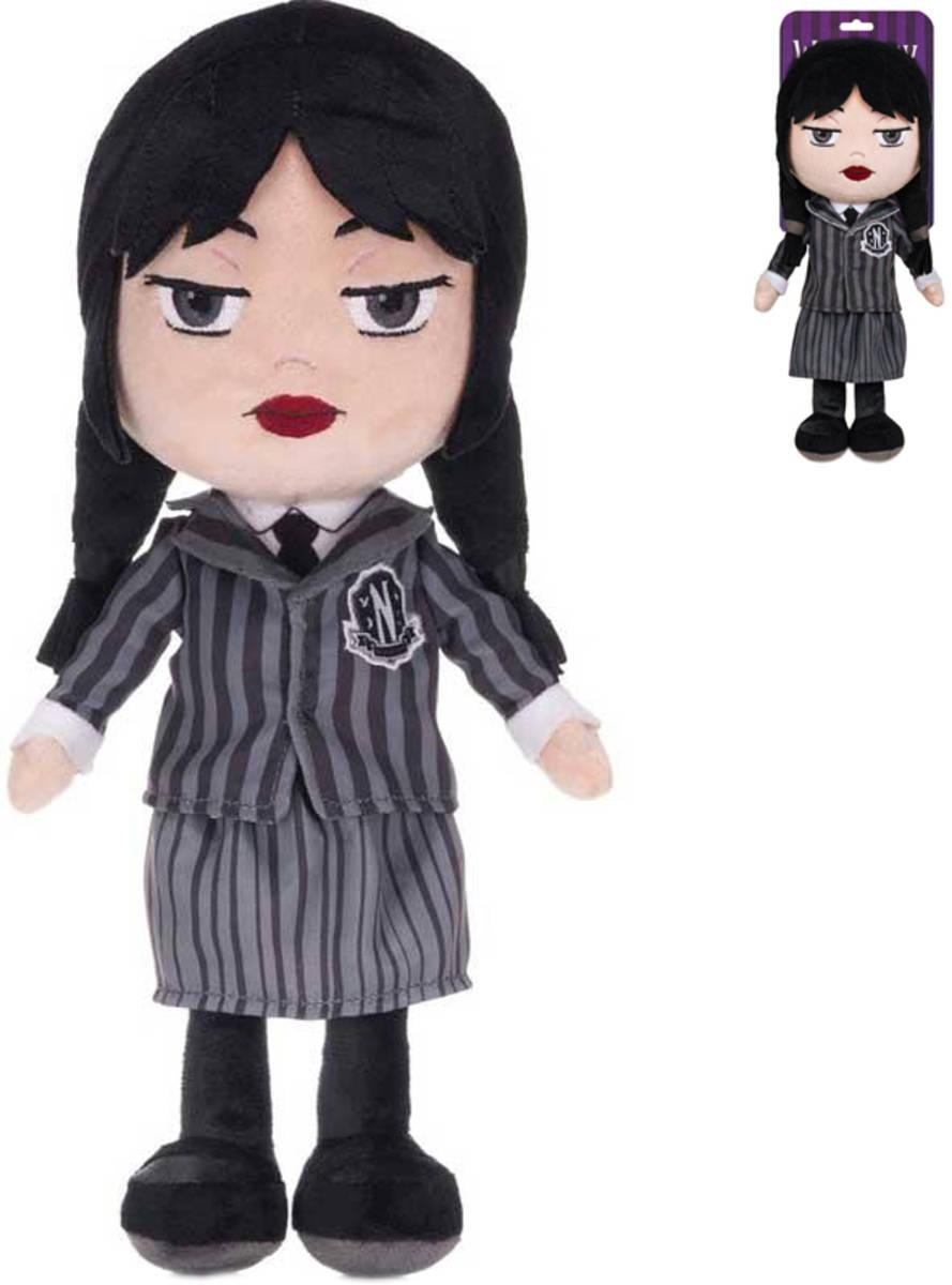 PLYŠ Wednesday Addams postavička uniforma *PLYŠOVÉ HRAČKY*