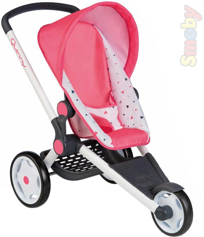 SMOBY Sportovní kočárek Jogger Maxi Cosi Quinny 3 kolečka pro panenku miminko