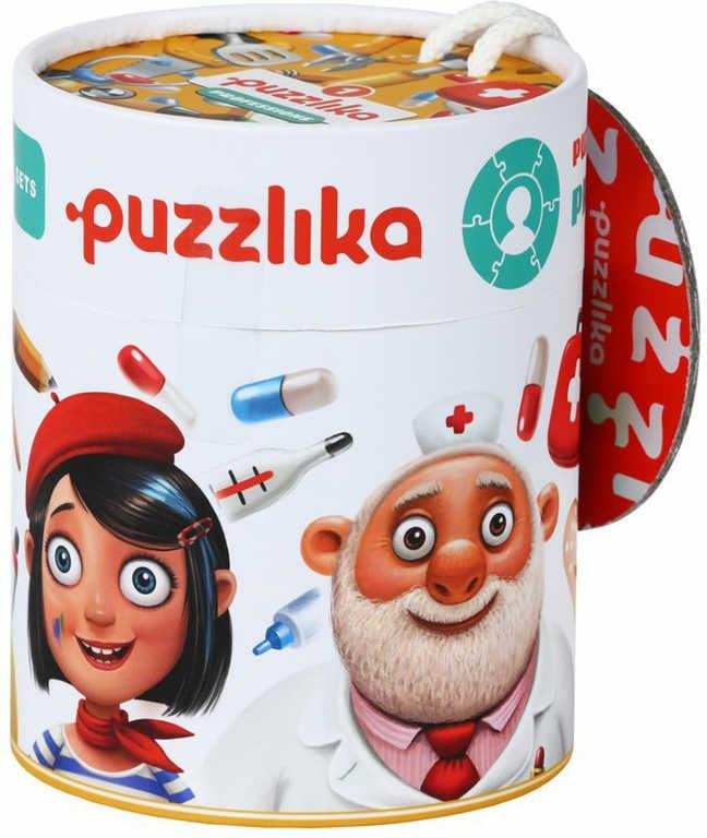 PUZZLIKA Baby puzzle Profese 1. 3v1 skládačka kruhová 21 dílků