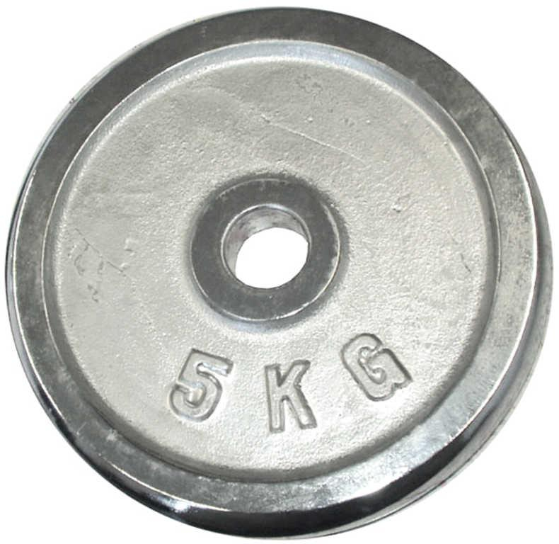 ACRA Chromový kotouč (závaží na činky) 1x 5kg 25mm