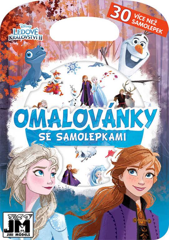 JIRI MODELS Omalovánky se samolepkami Frozen 2 (Ledové Království)