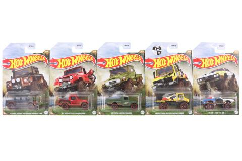 Hot Wheels Tématické auto - Mud runners HFW36