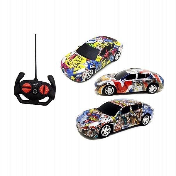 Auto s graffiti RC na dálkové ovládání 18 cm