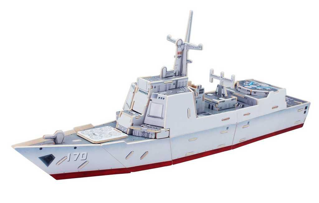 RoboTime Dřevěná skládačka útočná loď Destroyer