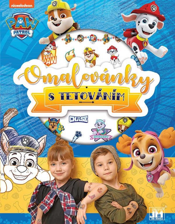 JIRI MODELS Omalovánky + tetování Tlapková Patrola (Paw Patrol)