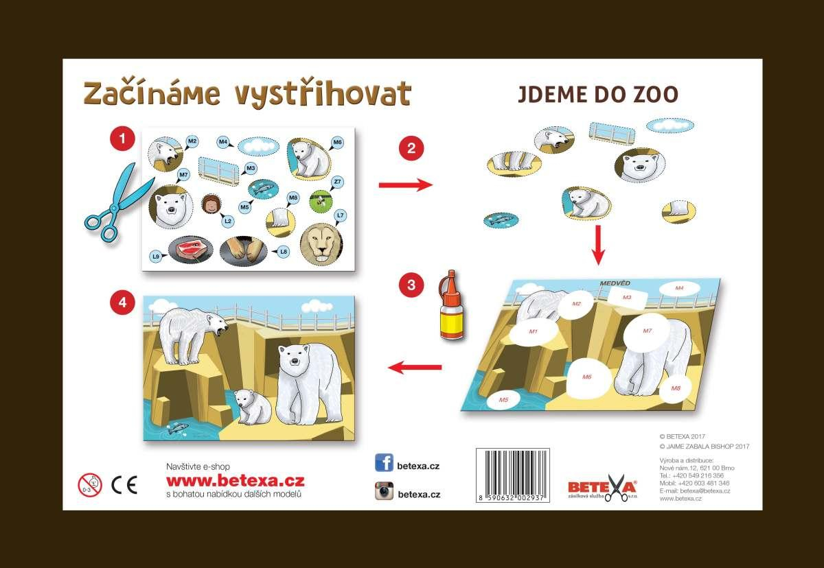 Betexa Začínáme vystřihovat - Jdeme do ZOO