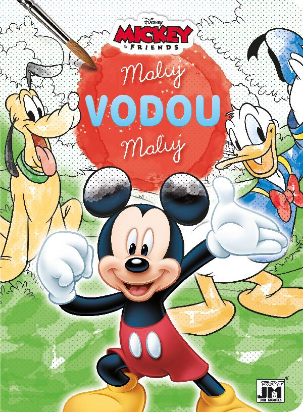 Omalovánka A4 Maluj vodou Mickey Mouse