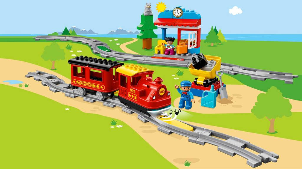 LEGO DUPLO Parní vláček 10874 STAVEBNICE