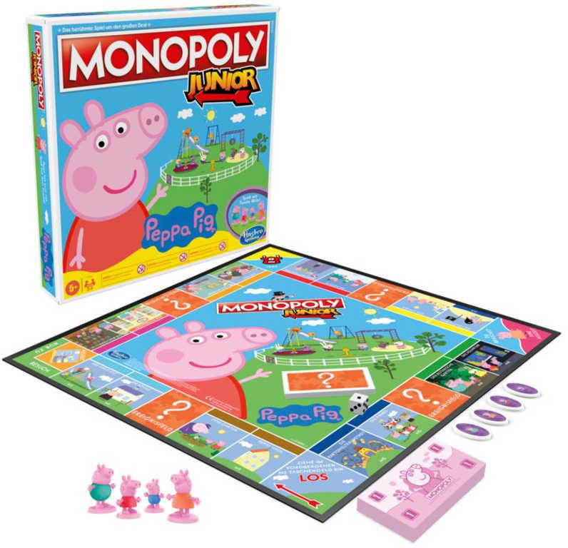 HASBRO Hra MONOPOLY Junior prasátko Peppa Pig *SPOLEČENSKÉ HRY*