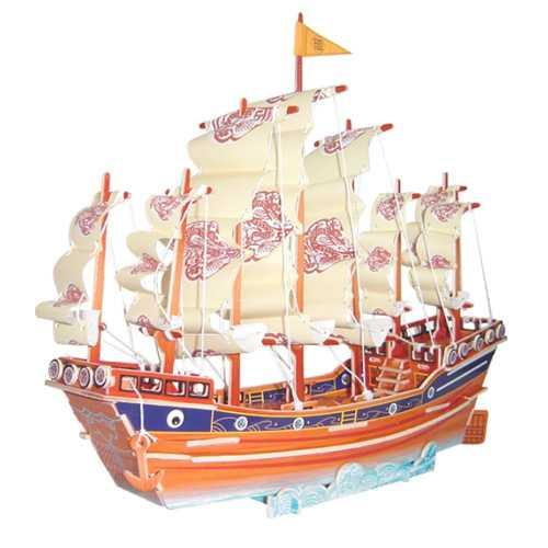 Woodcraft Dřevěné 3D puzzle plachetnice PC131