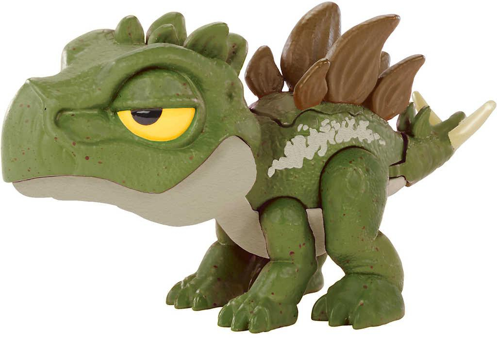 MATTEL JURASSIC WORLD Křídový kemp malý dinosaurus Snap Squad