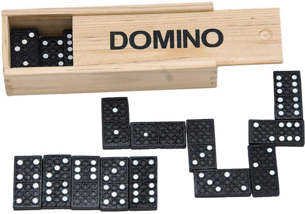 WOODY DŘEVO Hra Domino klasik 28 kamenů *SPOLEČENSKÉ HRY*