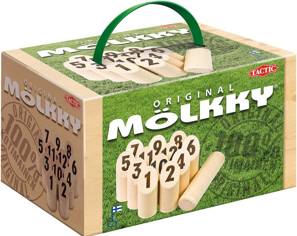 ALBI DŘEVO Hra kuželky venkovní dřevěné Molkky original