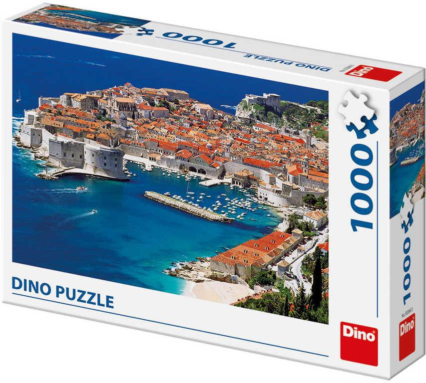 DINO Puzzle1000 dílků Dubrovník Chorvatsko foto 66x47cm skládačka