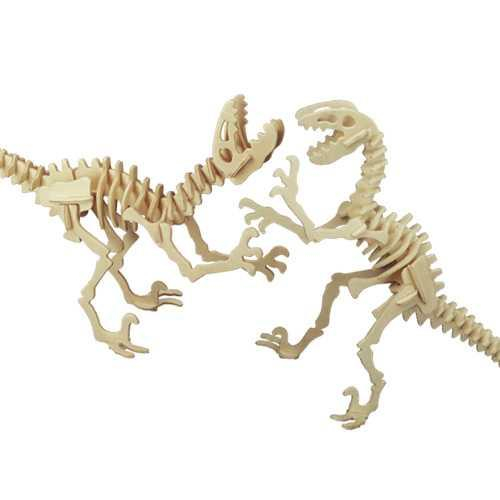 Woodcraft Dřevěné 3D puzzle Deinonychus 2v1