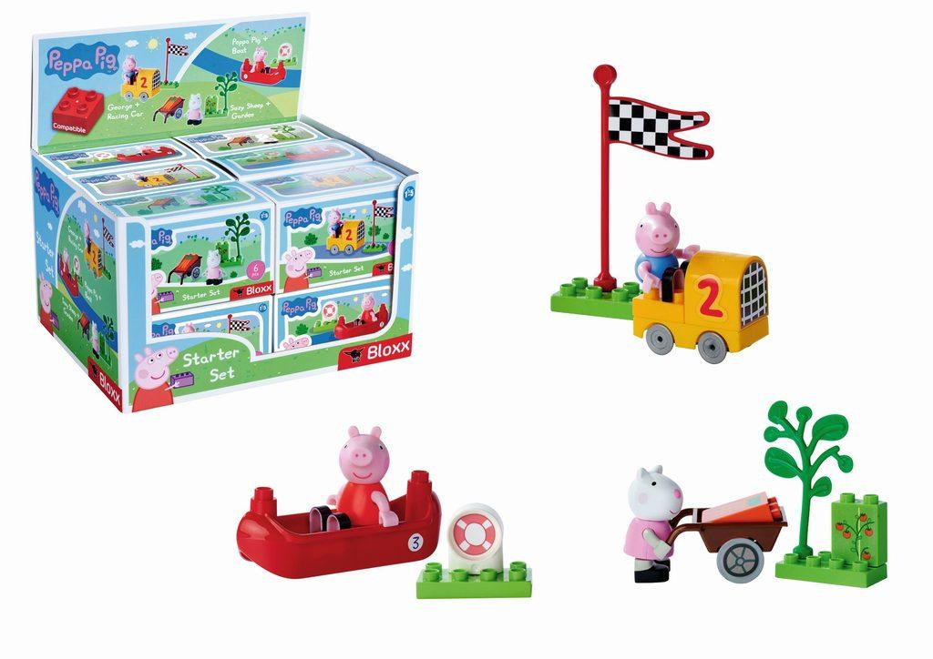 PlayBig BLOXX Peppa Pig Zákl. set., 3 druhy, DP12