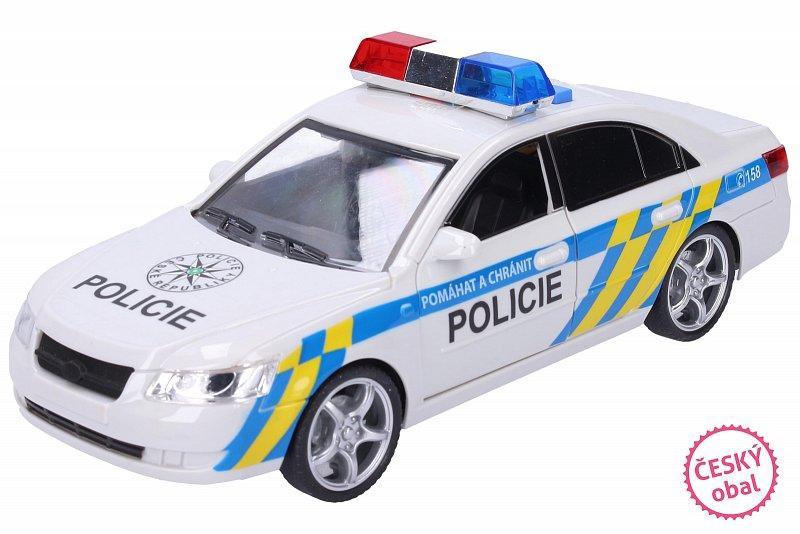 Policejní auto s efekty 24 cm