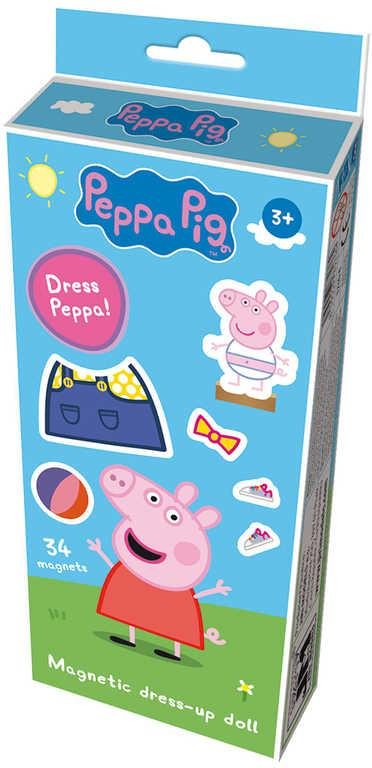 JIRI MODELS Panenky magnetické oblékací Peppa Pig se stojánkem