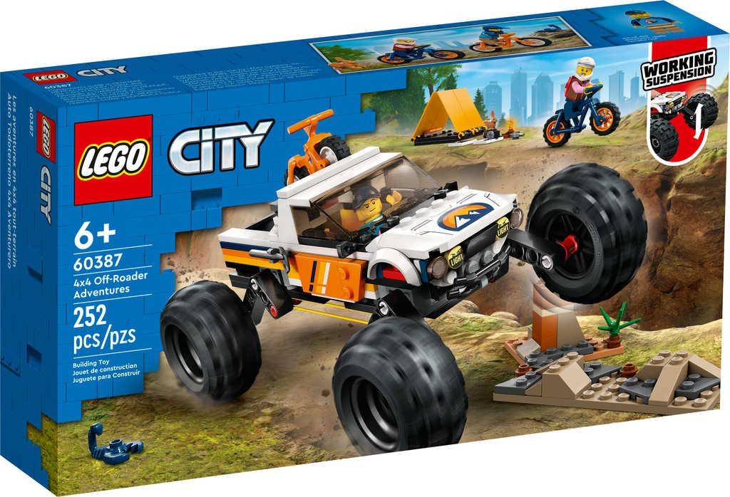 LEGO CITY Dobrodružství s teréňákem 4x4 60387 STAVEBNICE