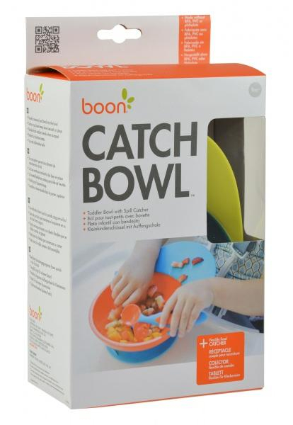 Boon - CATCH BOWL - Miska s přísavkou modro-zelená