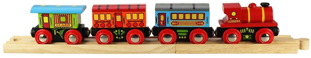 Bigjigs Rail Osobní vlak + 2 koleje