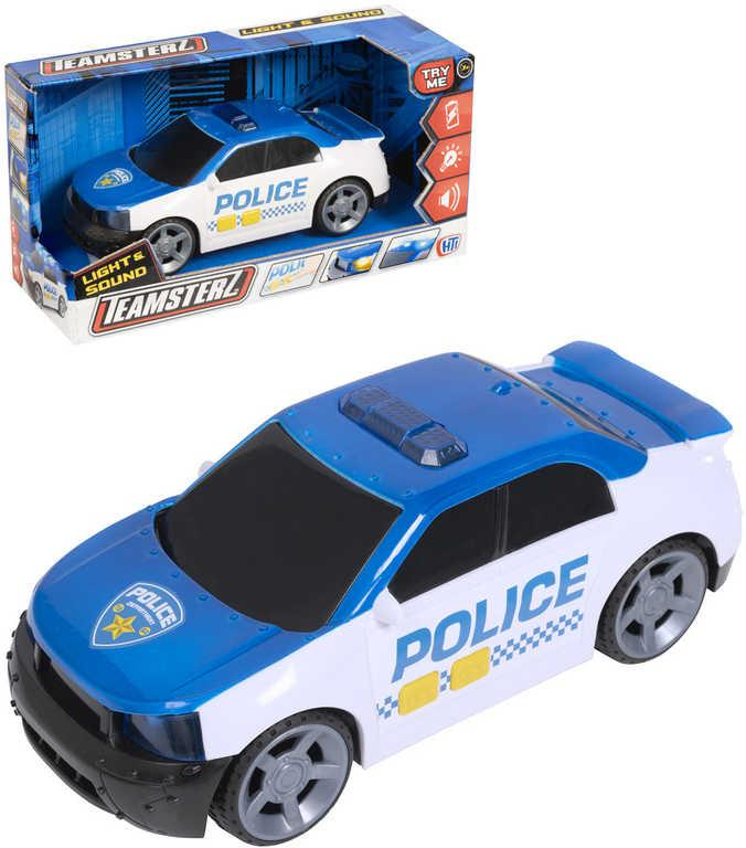 Teamsterz auto policejní 26cm osobní vůz na baterie Světlo Zvuk