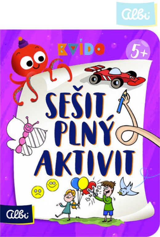 ALBI Sešit plný aktivit 5+ Kvído interaktivní úkoly pro děti