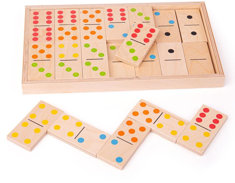 Bigjigs Toys Velké dřevěné domino