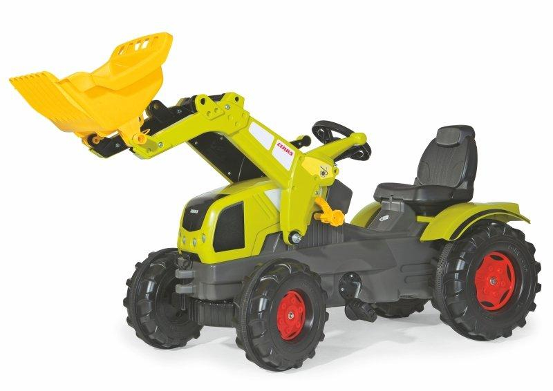 Šlapací traktor Farmtrac Claas Axos s předním nakladačem