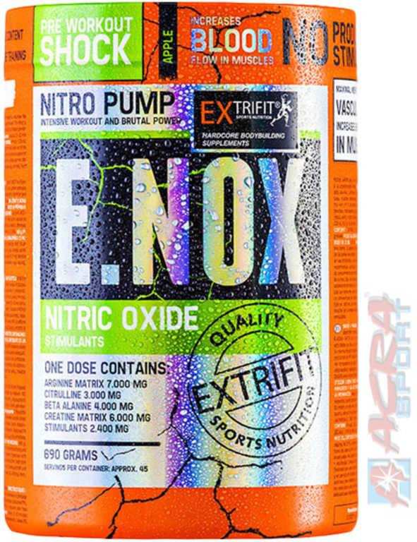 ACRA Extrifit E.nox Shock 690 g jablko fitness stimulant