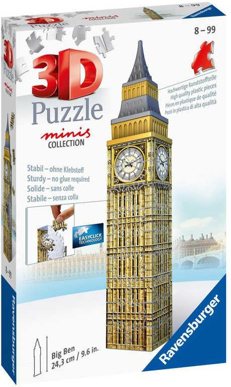 RAVENSBURGER Puzzle 3D Mini budova Big Ben 54 dílků plast