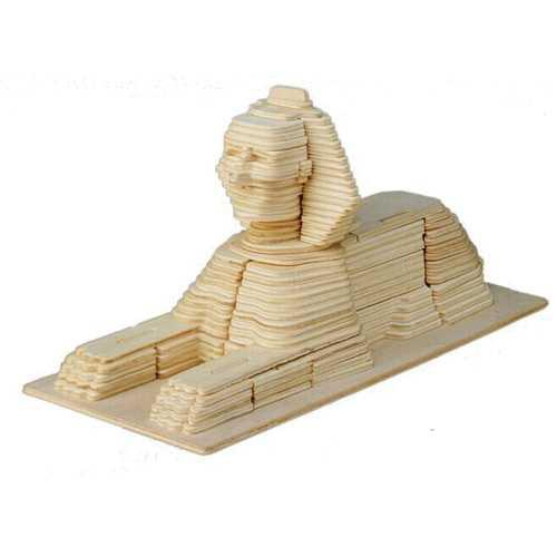 Woodcraft Dřevěné 3D puzzle Sfinga