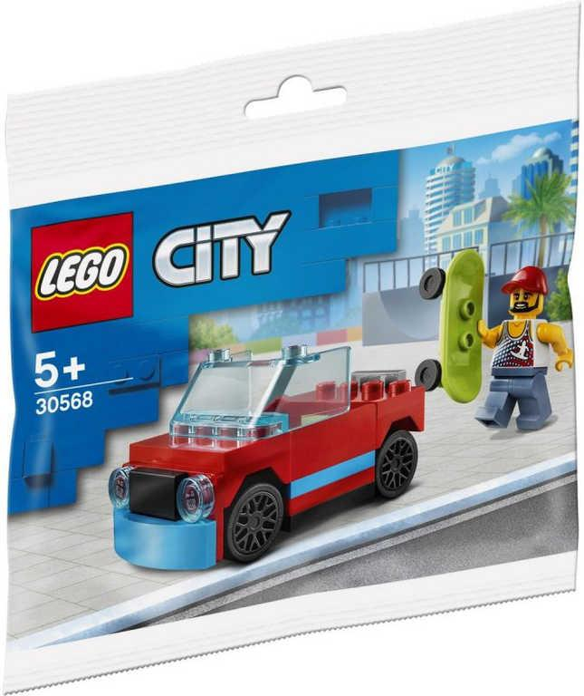 LEGO CITY Skejťák s autem 30568 STAVEBNICE