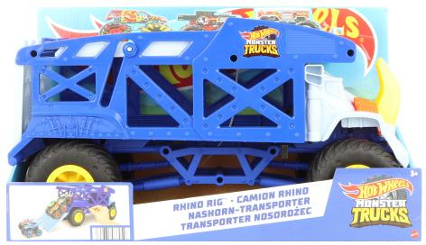 Hot Wheels Monster trucks nosorožčí přeprava trucků HFB13