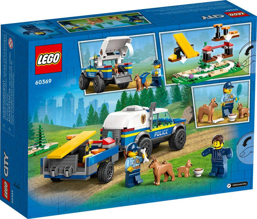 LEGO CITY Mobilní cvičiště policejních psů 60369 STAVEBNICE