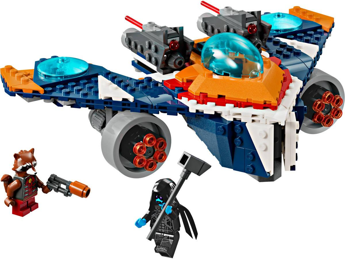 LEGO MARVEL Rocketův tryskáč Warbird vs. Ronan 76278 STAVEBNICE