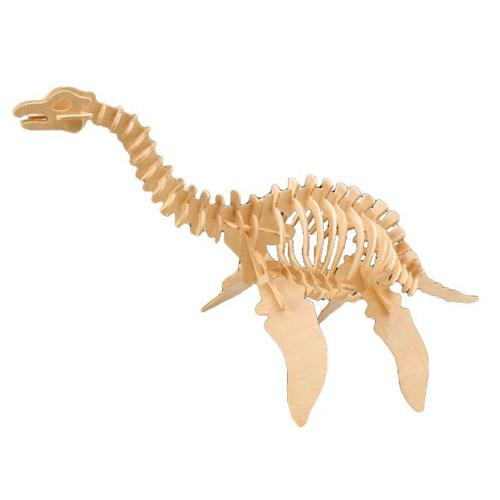 Woodcraft Dřevěné 3D puzzle velký Plesiosaurus