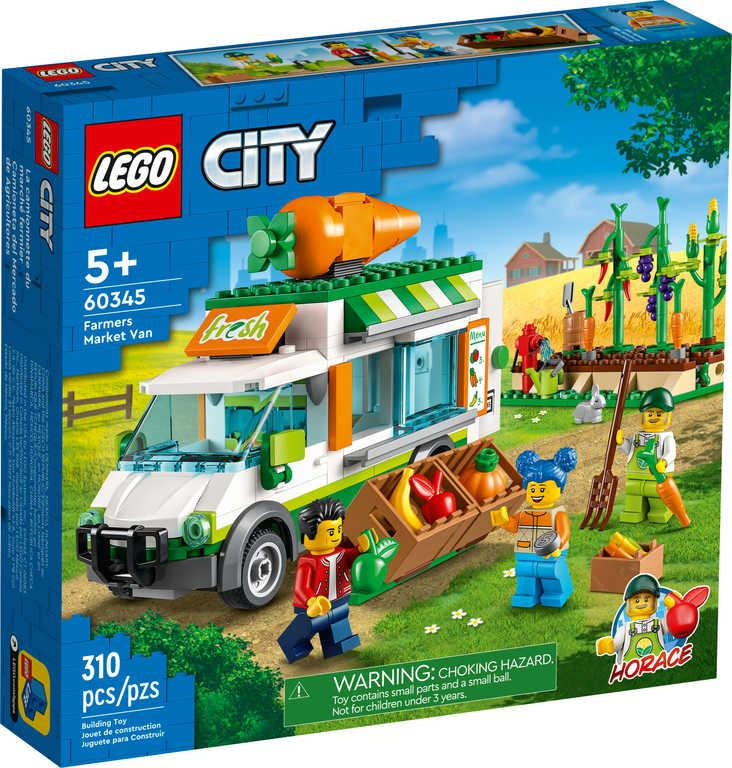 LEGO CITY Dodávka na farmářském trhu 60345 STAVEBNICE